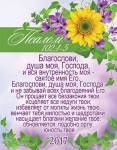 Календар карманий 2017 Благослови, душе моя, Господа... Пс.102:1-5 УКР